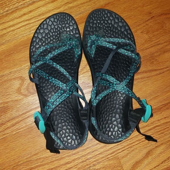 Chaco Teal Strappy sandals - Picture 4 of 6